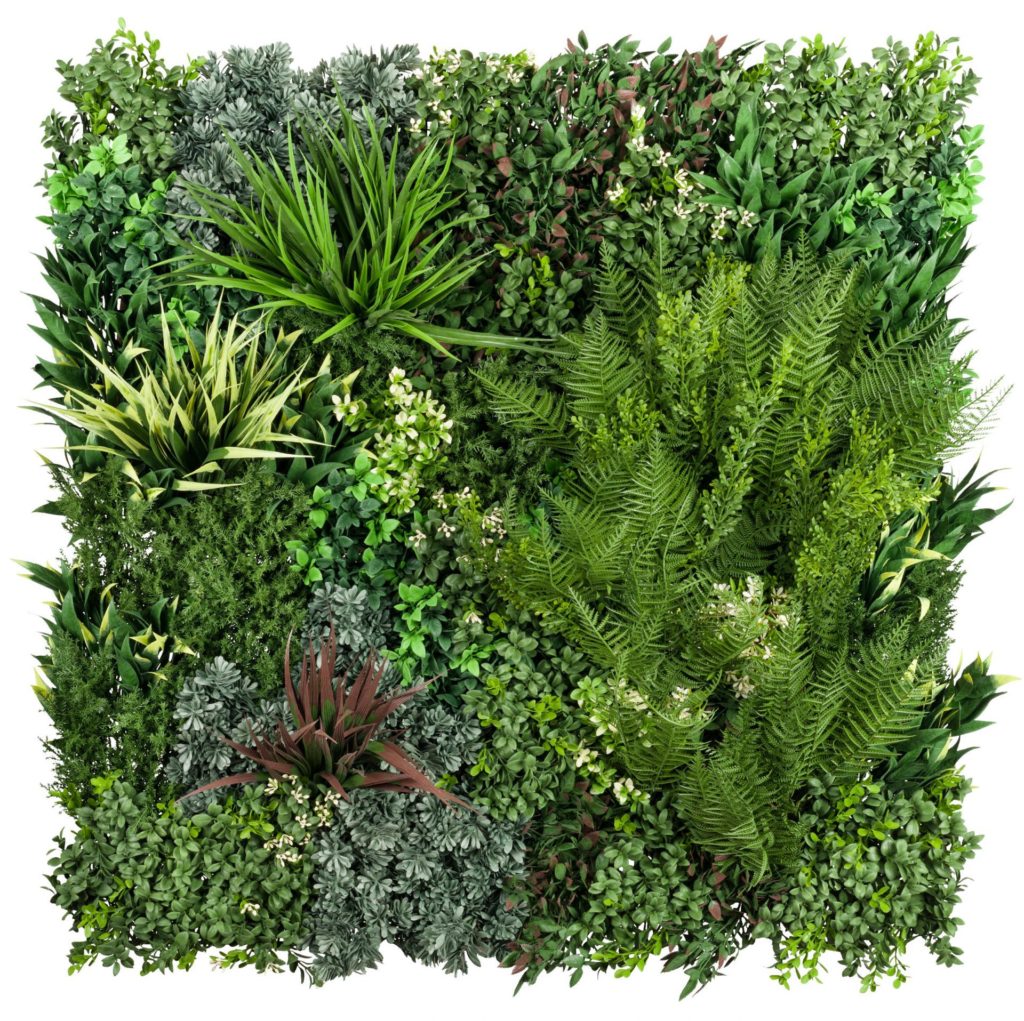 realistic artificial Greenwall plant panel