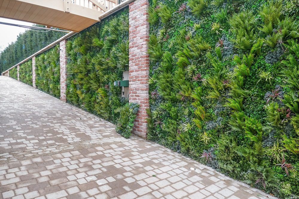 artificial living wall installation antwerp belgium