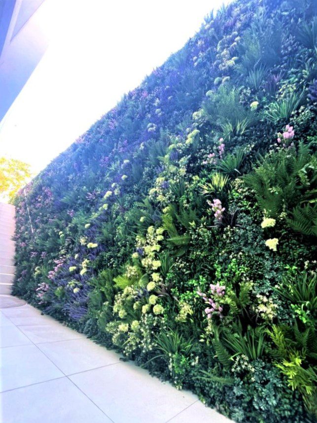 Floral Green Wall California
