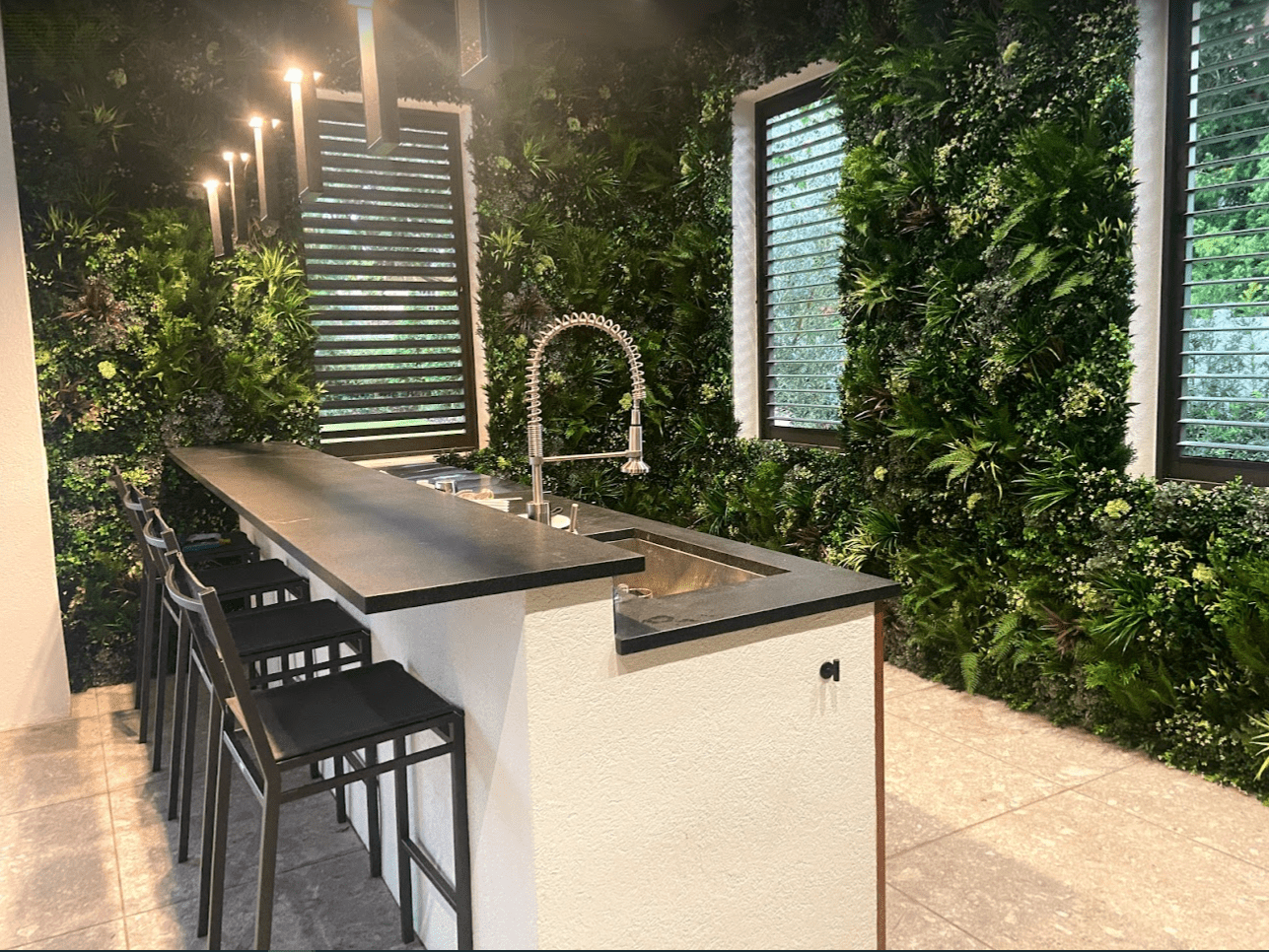Residential Artificial Green Wall Panels in Orlando, Florida