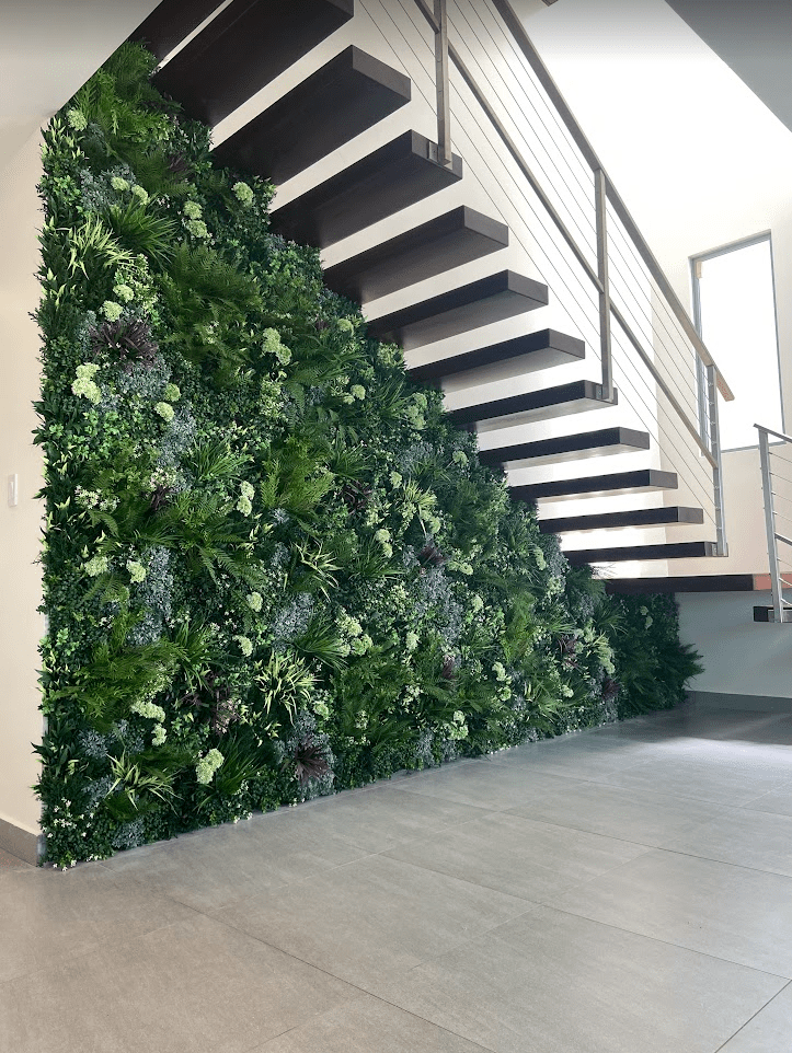 Residential Faux Living Wall in San Juan, Puerto Rico