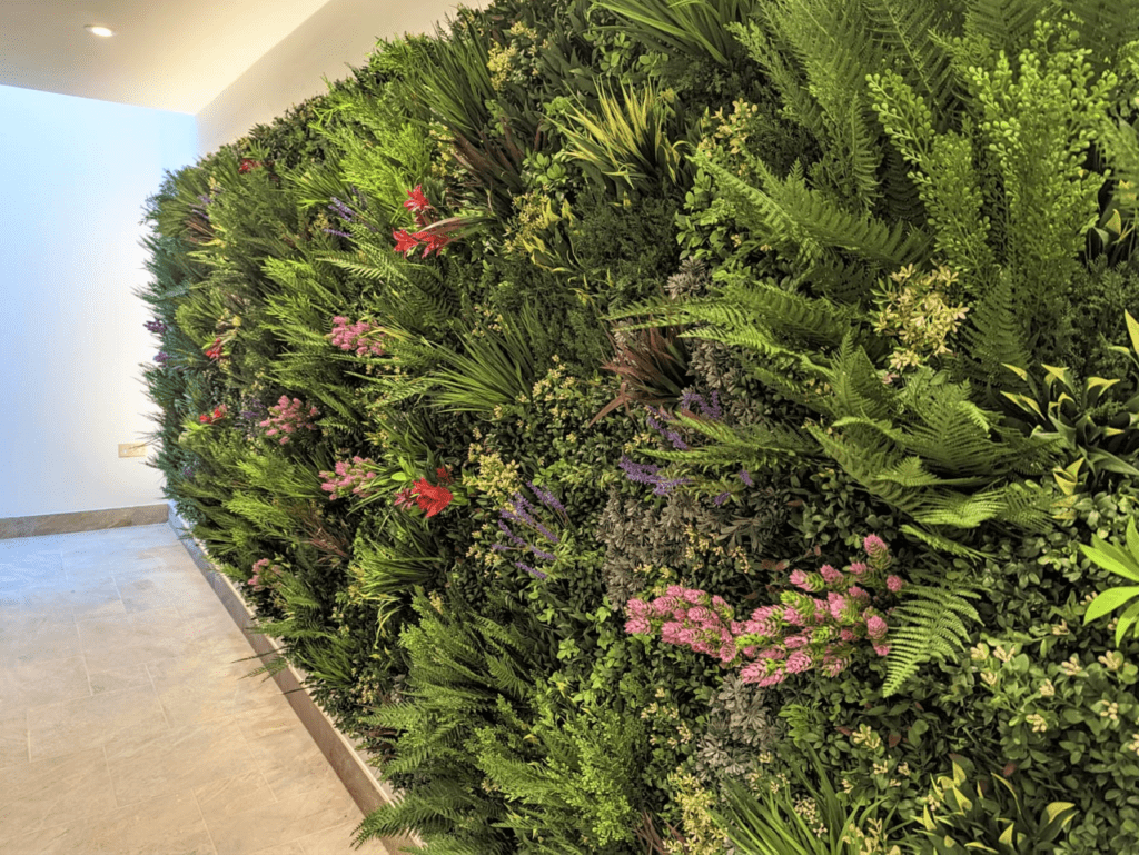 Residential Faux Living Wall in Kent